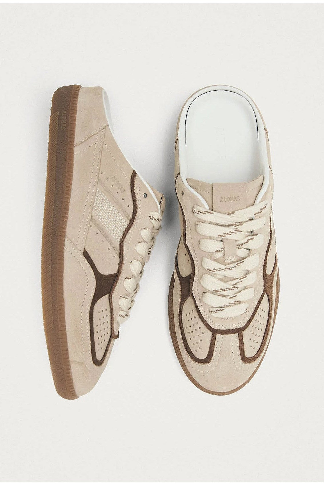 Women's Tb.490 Mule Cream Leather Sneakers