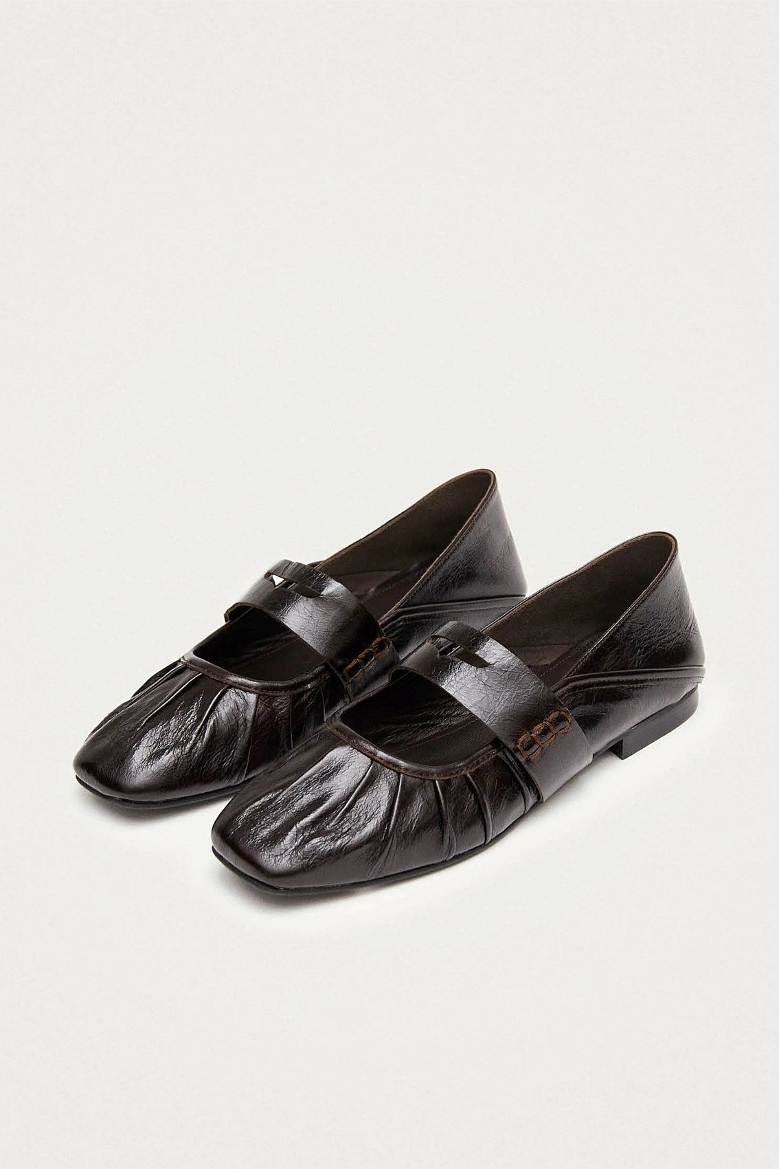 Bargo Leather Ballet Flats