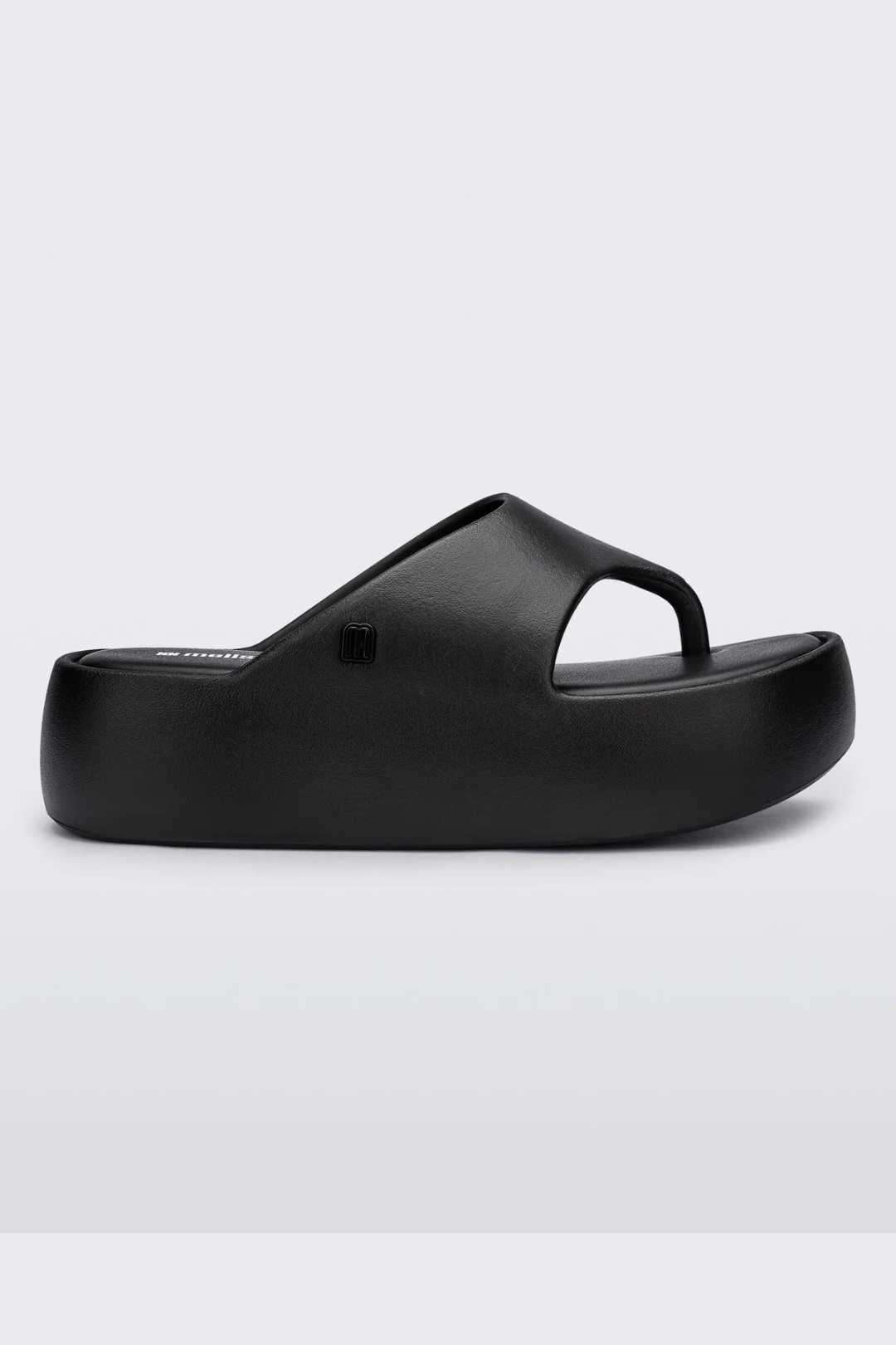 MELISSA FREE PLATFORM THONG - black