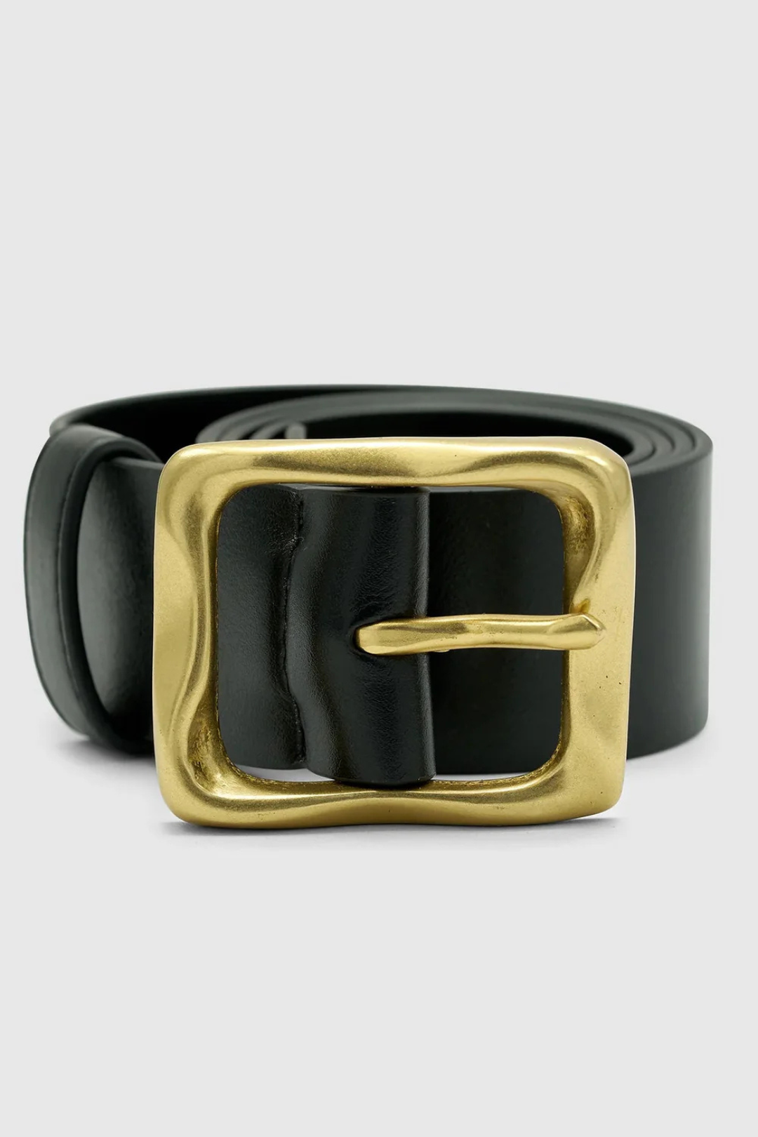 EVERYDAY BUCKLE BELT - BLACK/GOLD