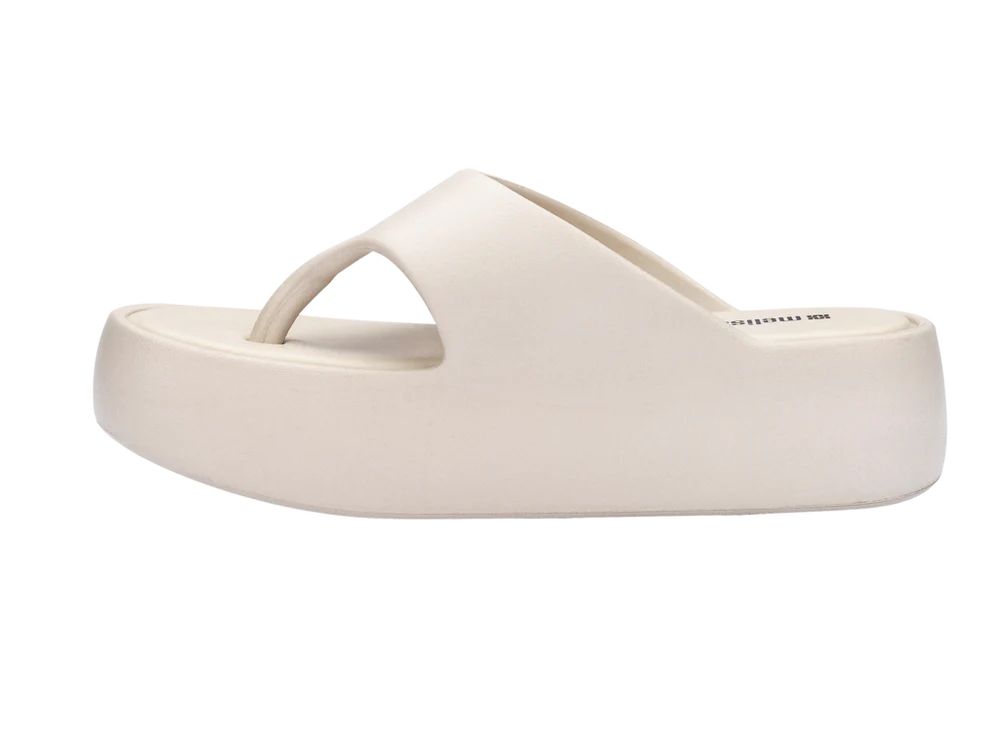 MELISSA FREE PLATFORM THONG - beige