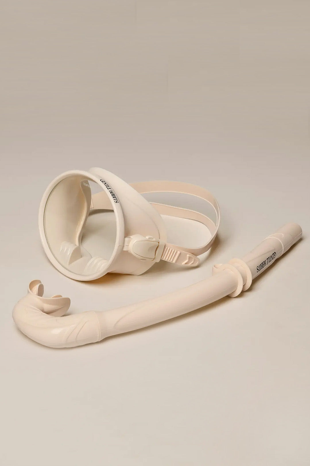 Dive Mask and Snorkel Set - Cream