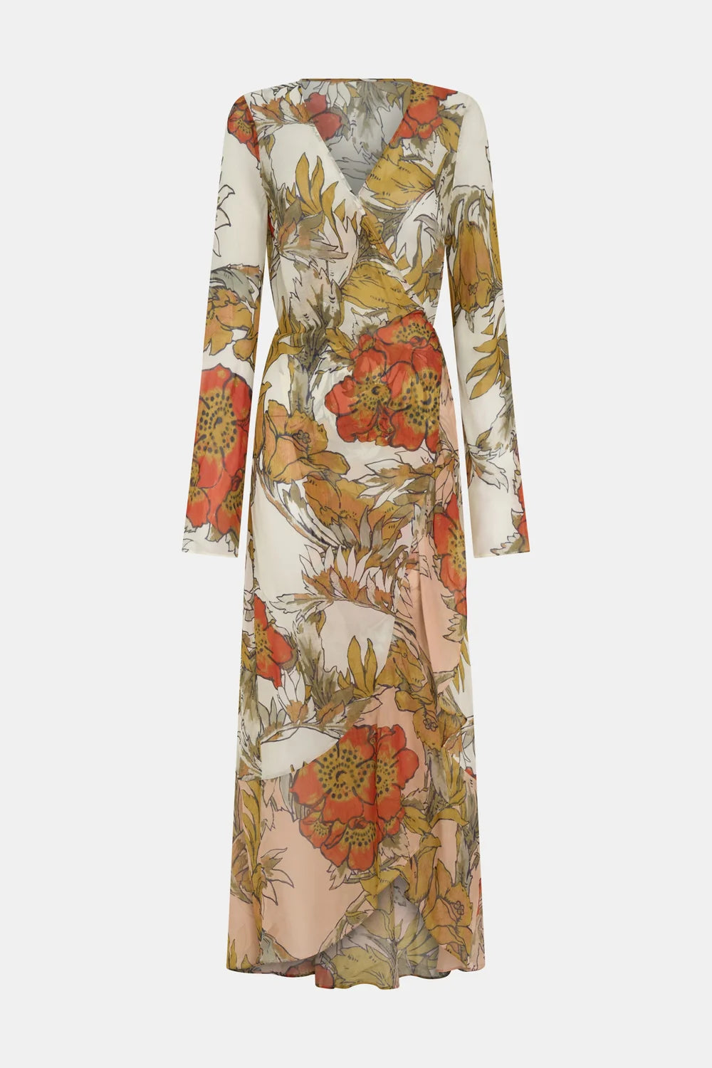 Estella Wrap Maxi Dress