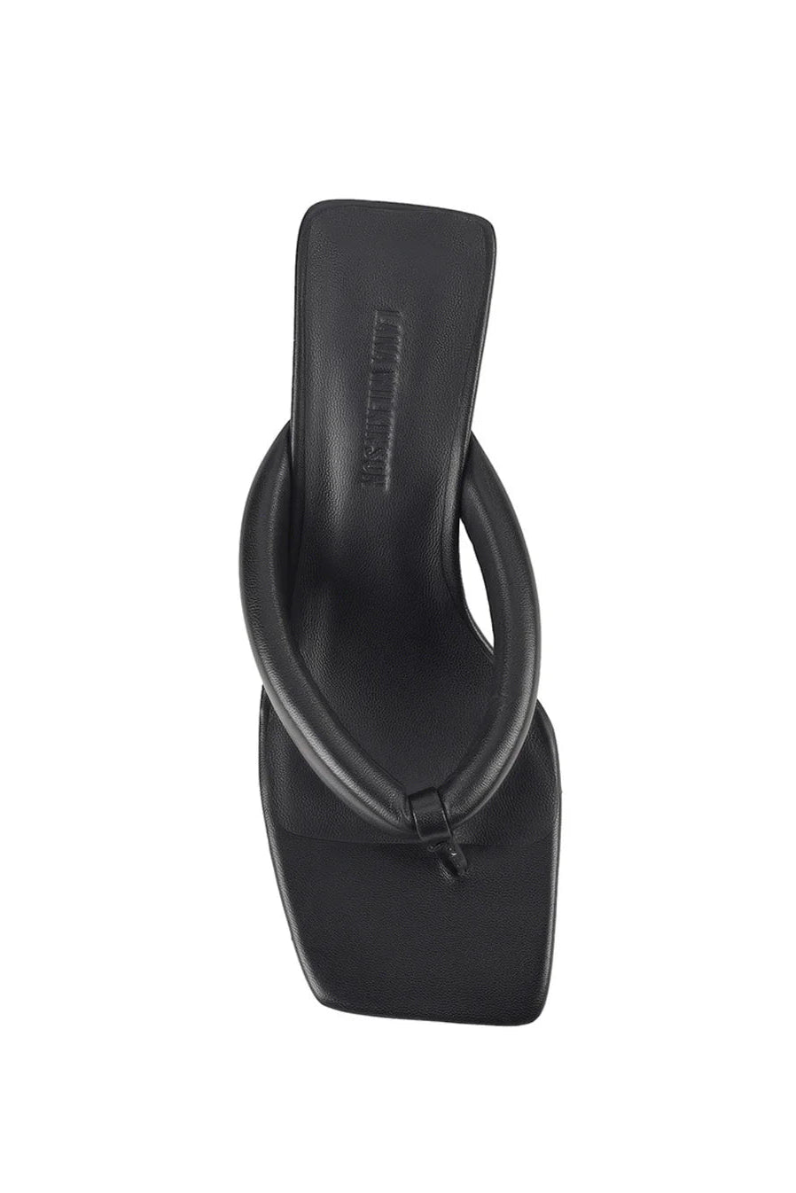 Mandy Wedge - Black Leather