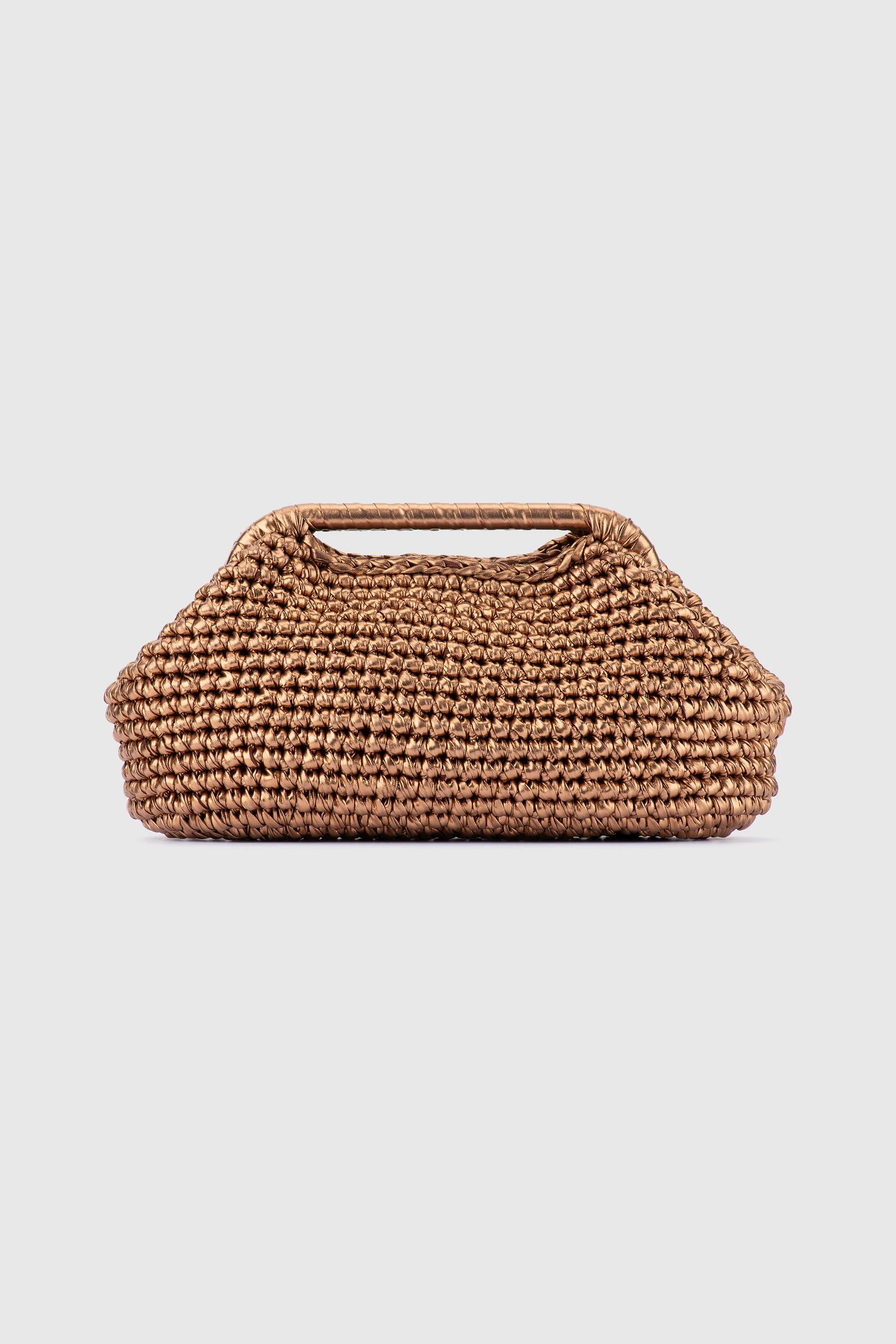 Woven Clutch - Bronze