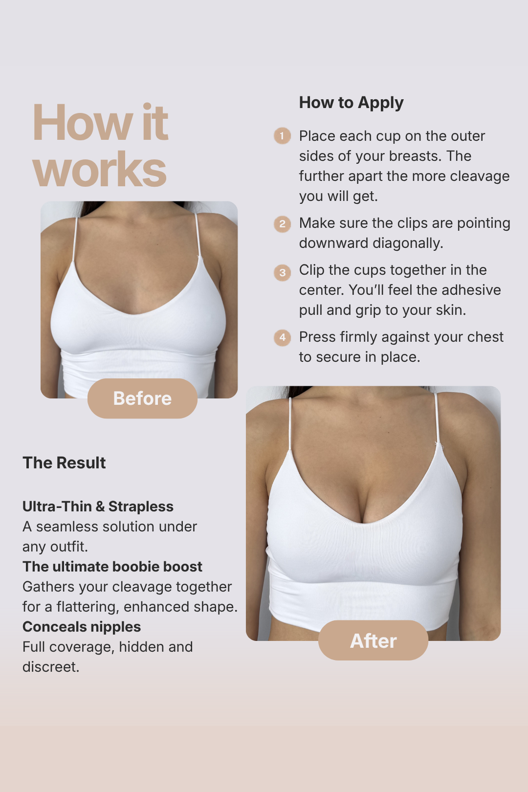 Silicone Sticky Bra