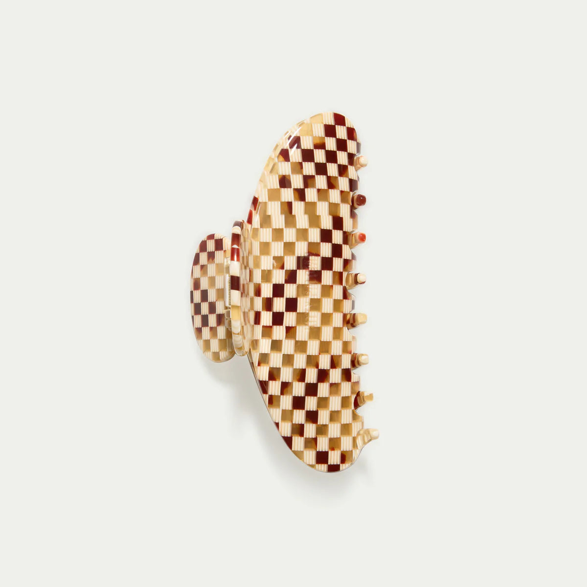 GRANDE GINGER CHECKERS - HAIR CLAW