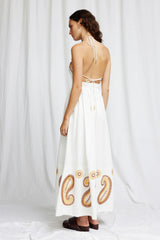 GITA MAXI DRESS - IVORY