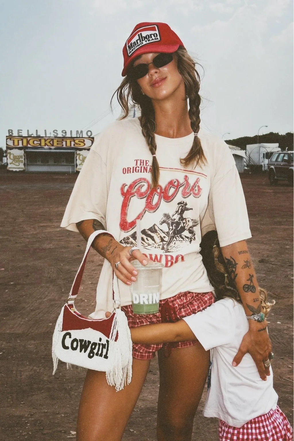 Cowgirl Tassel Beaded Bag