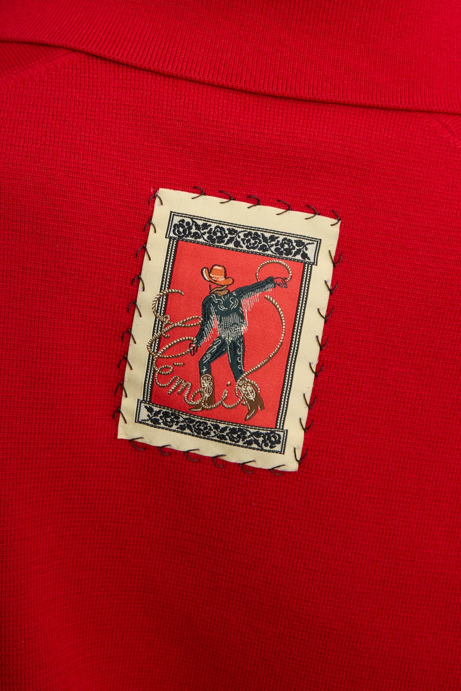 Rocky Knit Polo Cherry