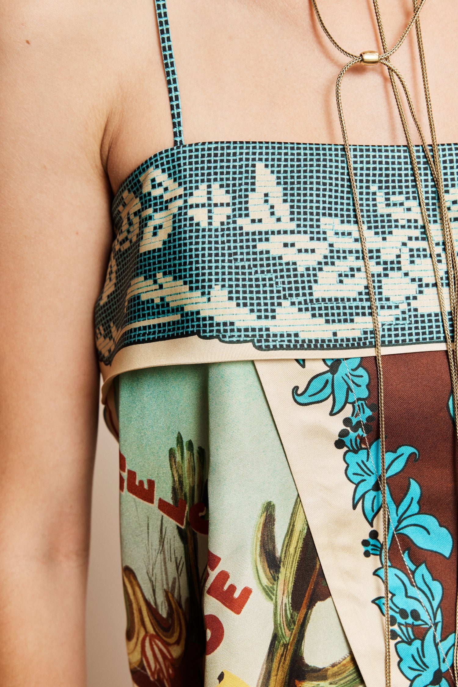 Ace Silk Scarf Top