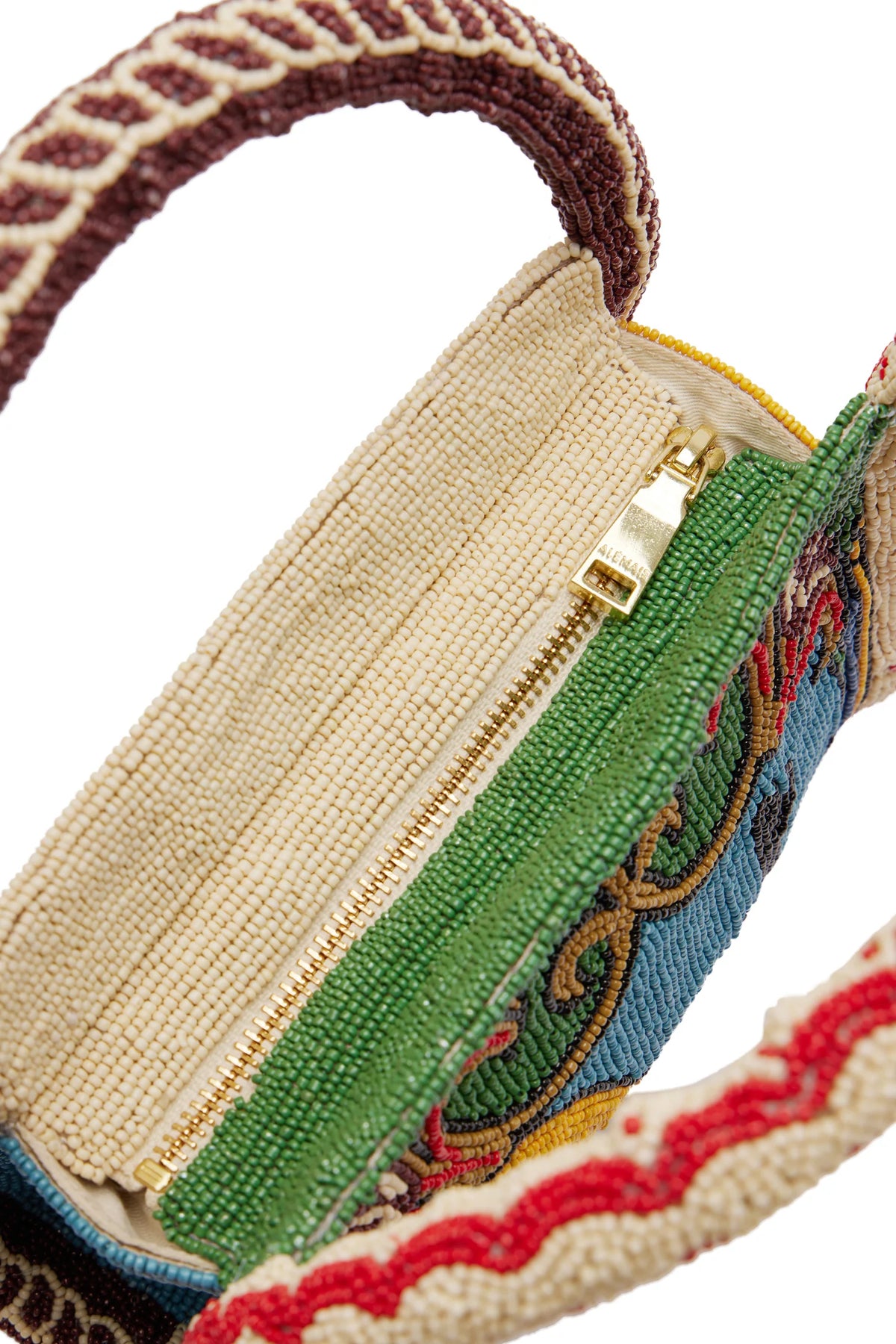 Ace beaded barrel bag