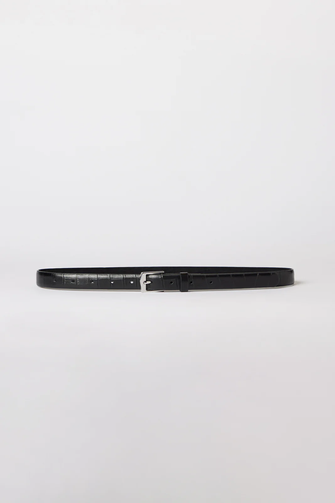 Ida Belt - Black Croc