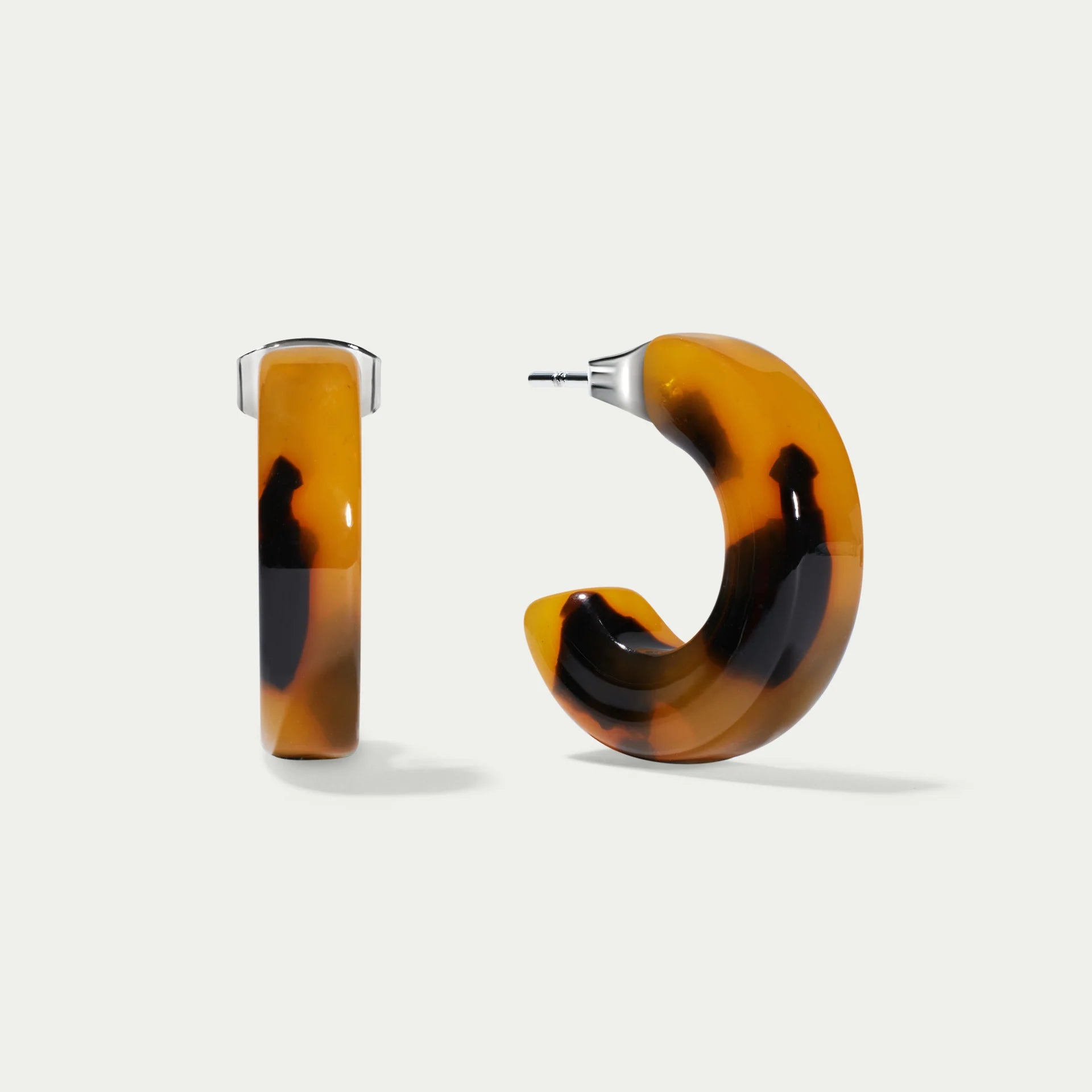 Chunky Hoops - Classic Tortoiseshell