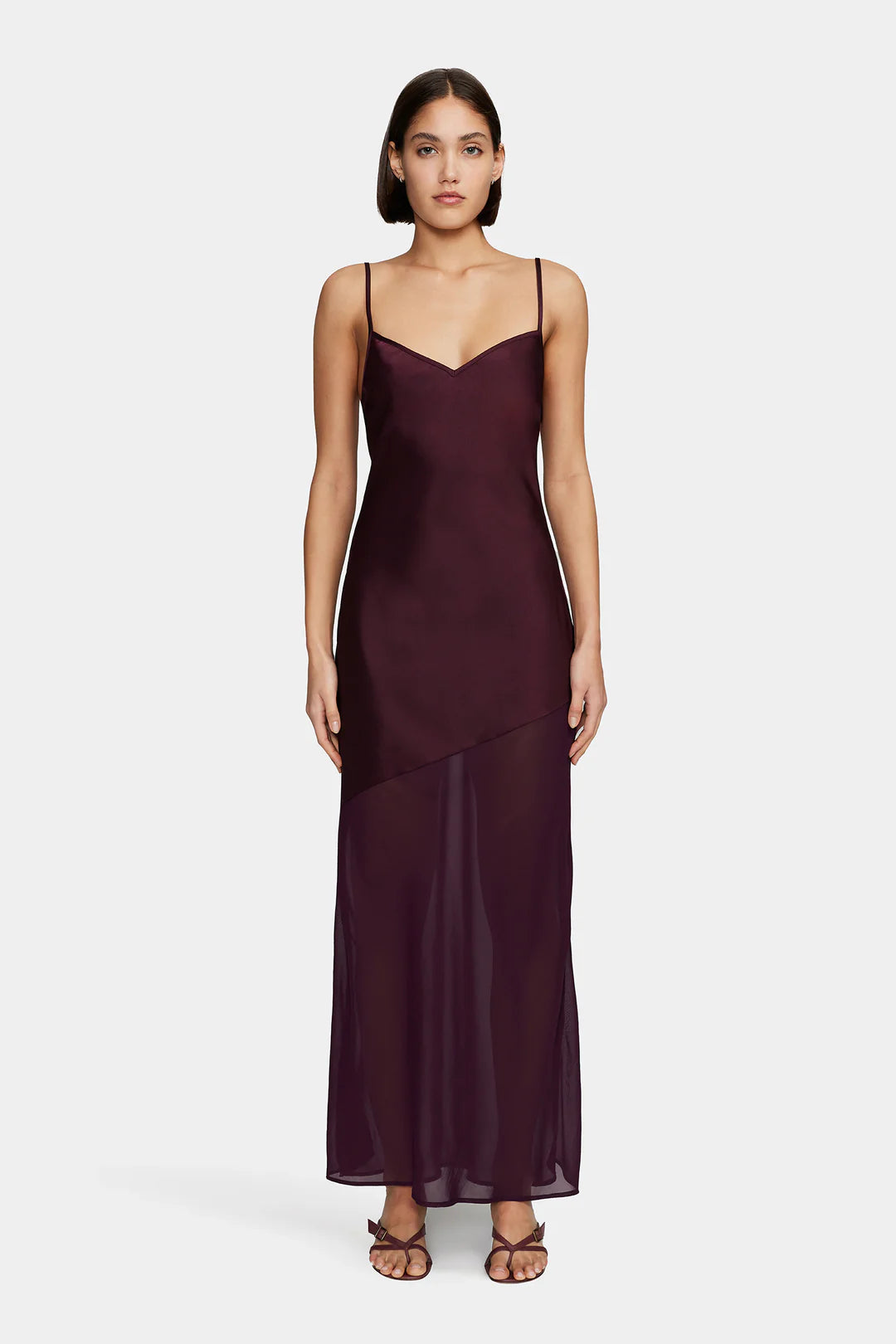 Alize Midi Dress - Plum