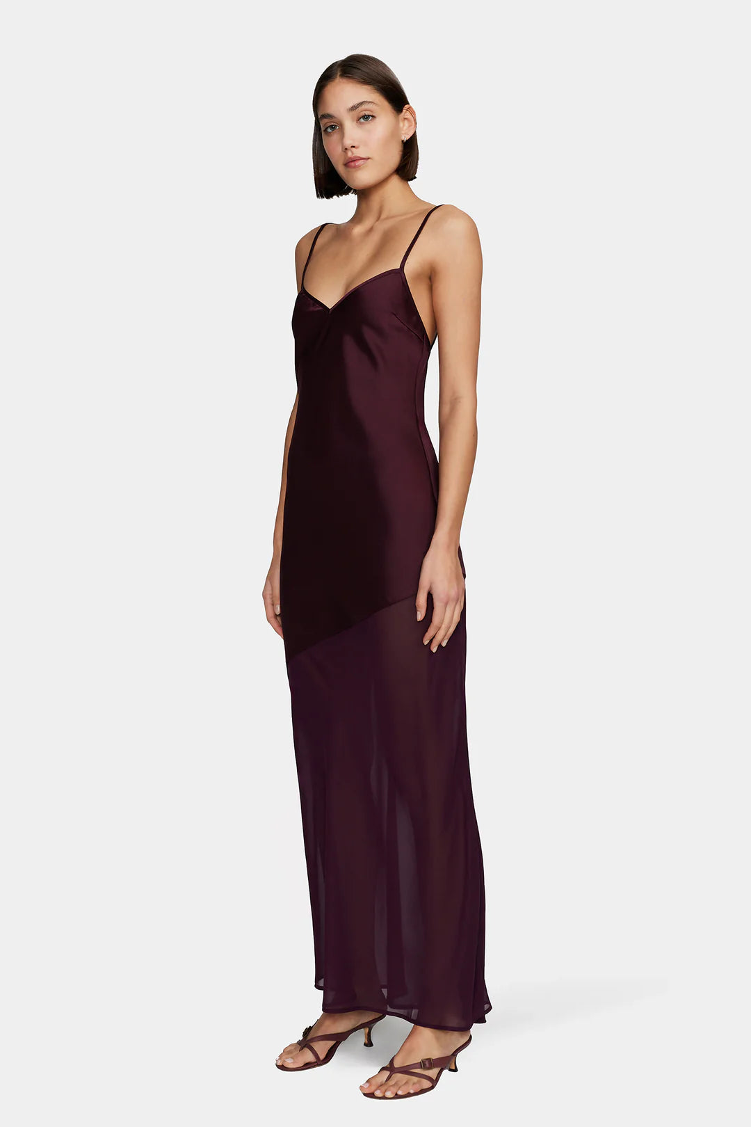 Alize Midi Dress - Plum