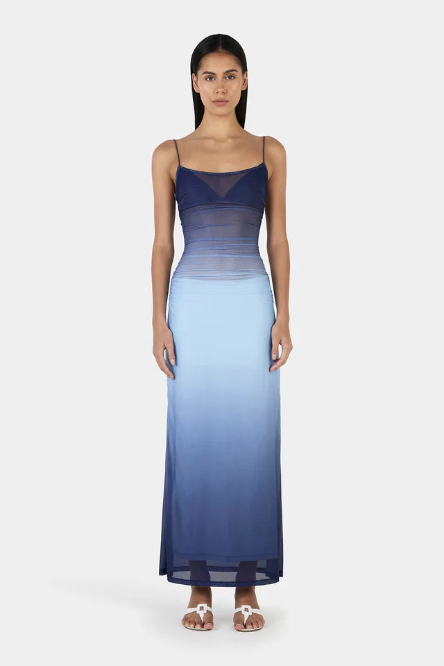 Arabella Midi Dress Ocean Gradient