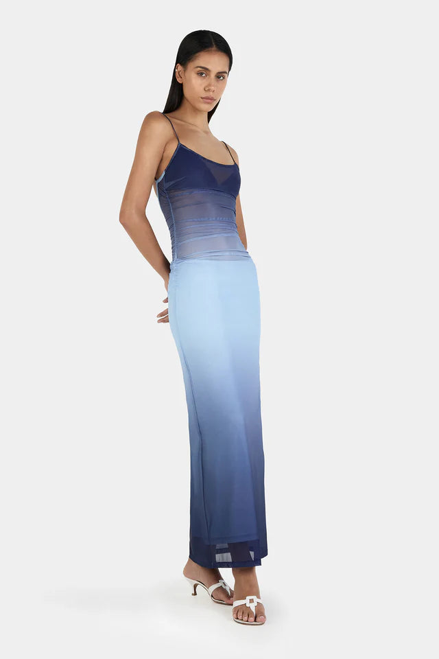 Arabella Midi Dress Ocean Gradient