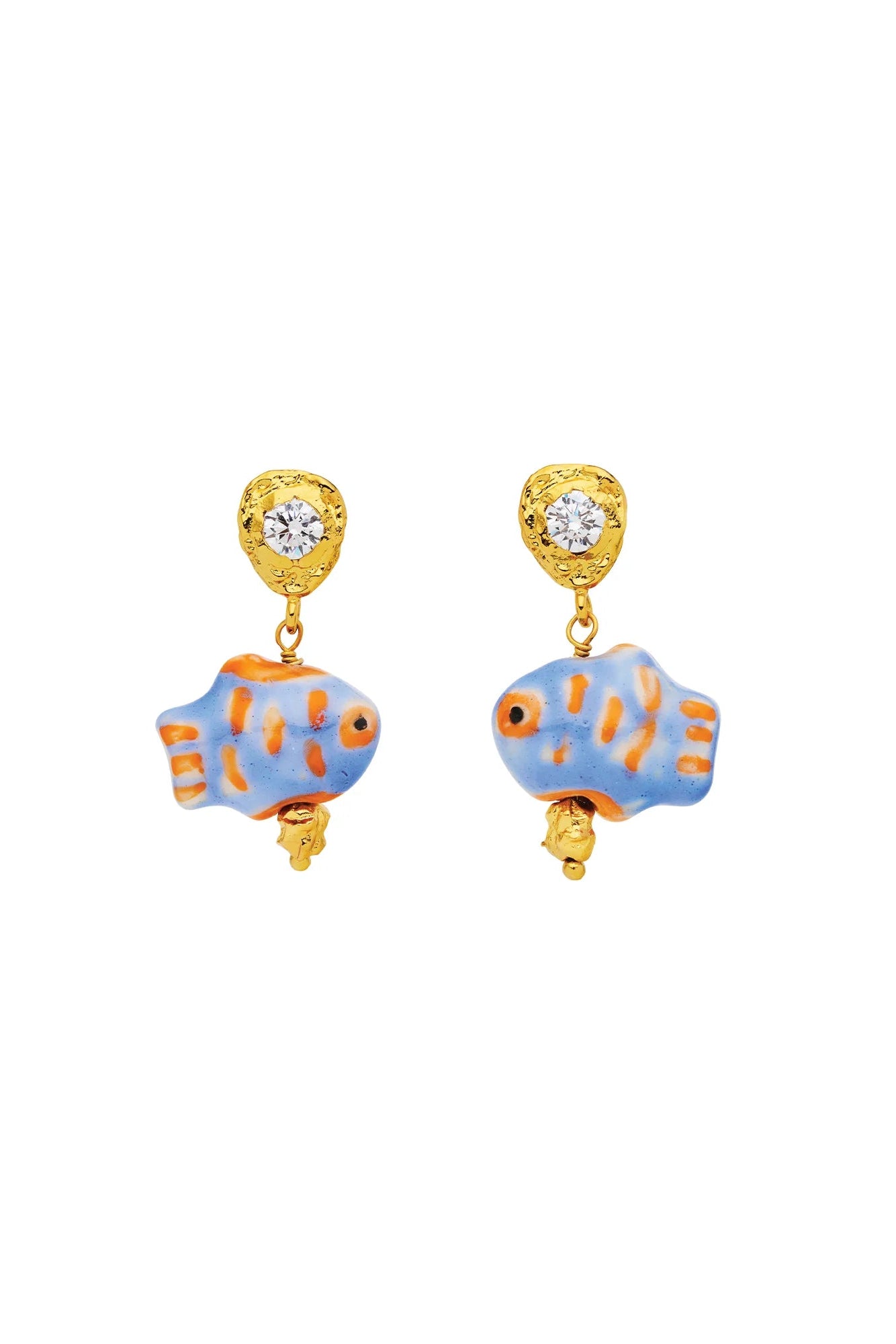 Azurefin Earrings - Blue