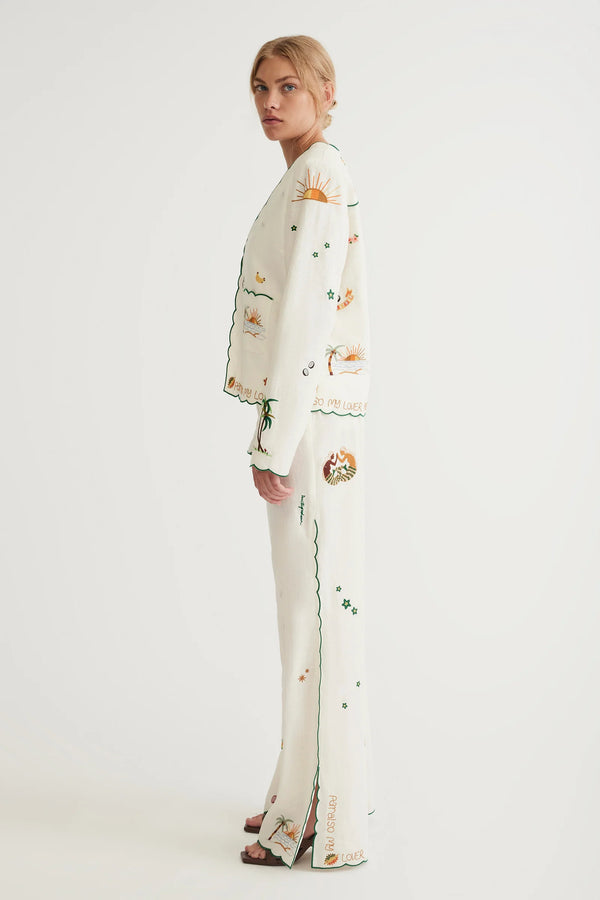 PARAISO COLLARLESS JACKET