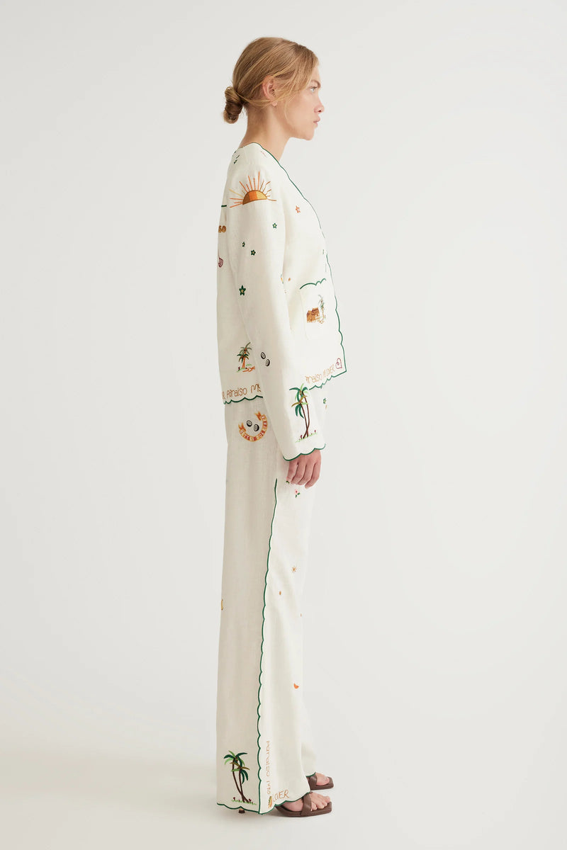 PARAISO COLLARLESS JACKET