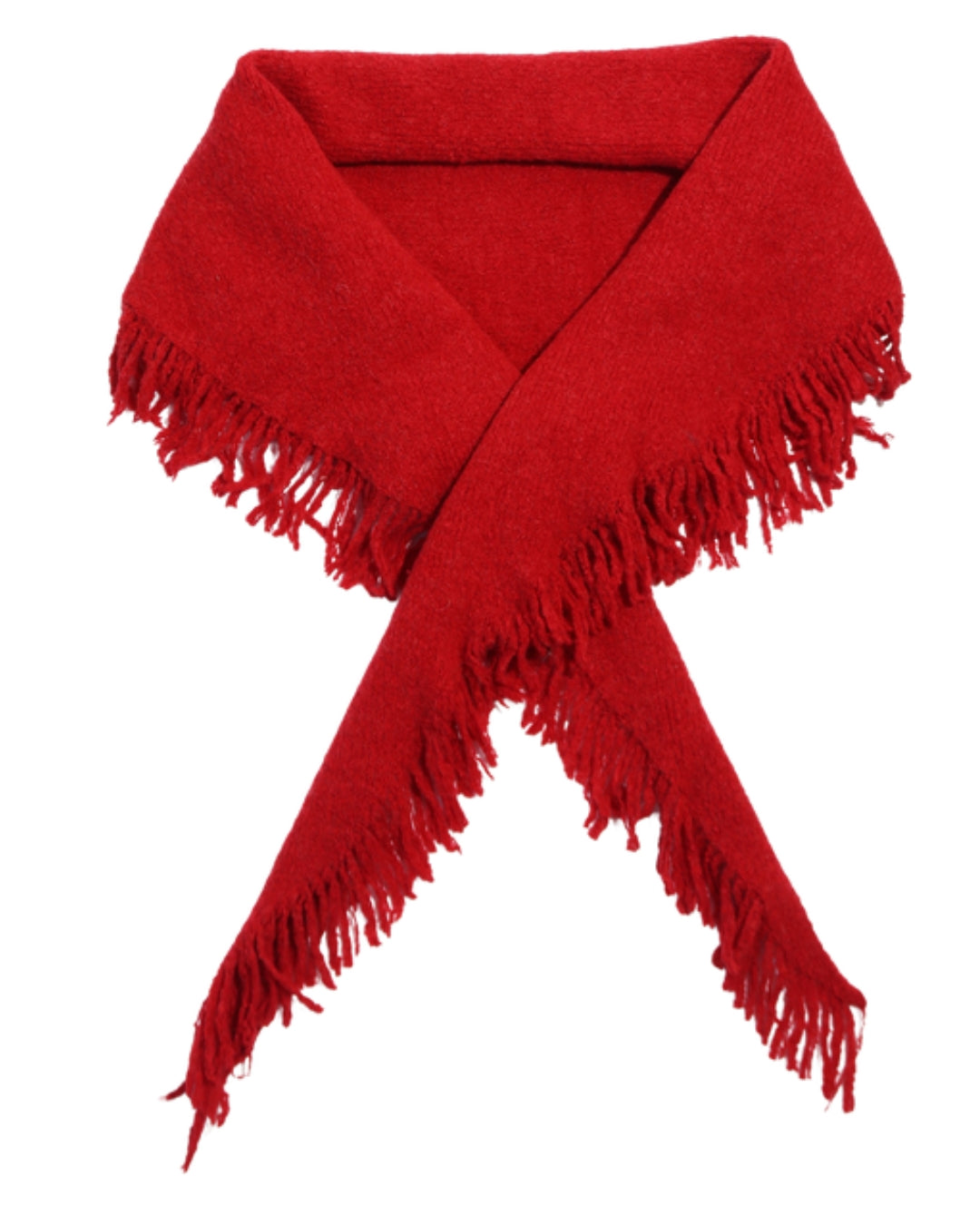 Aspen Triangle Scarf - Red