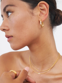 RIVER HOOPS - GOLD