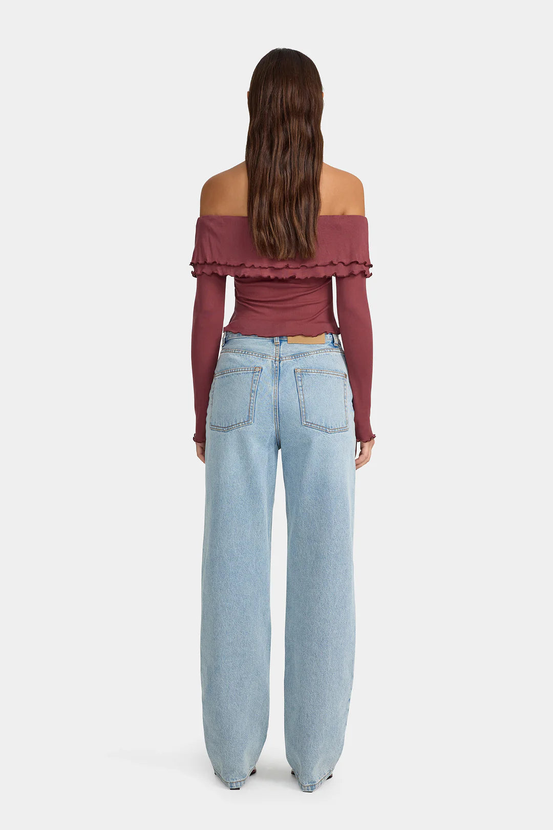 Bebe Jersey Top - Plum