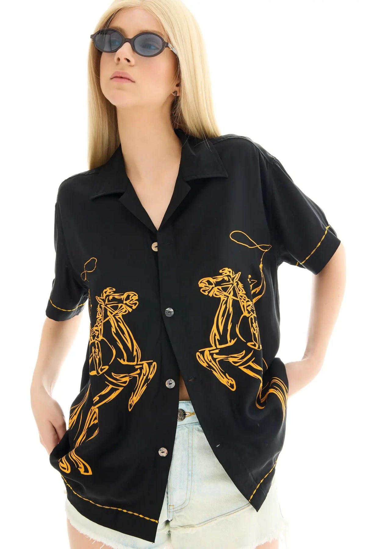Cowboy Silk Shirt