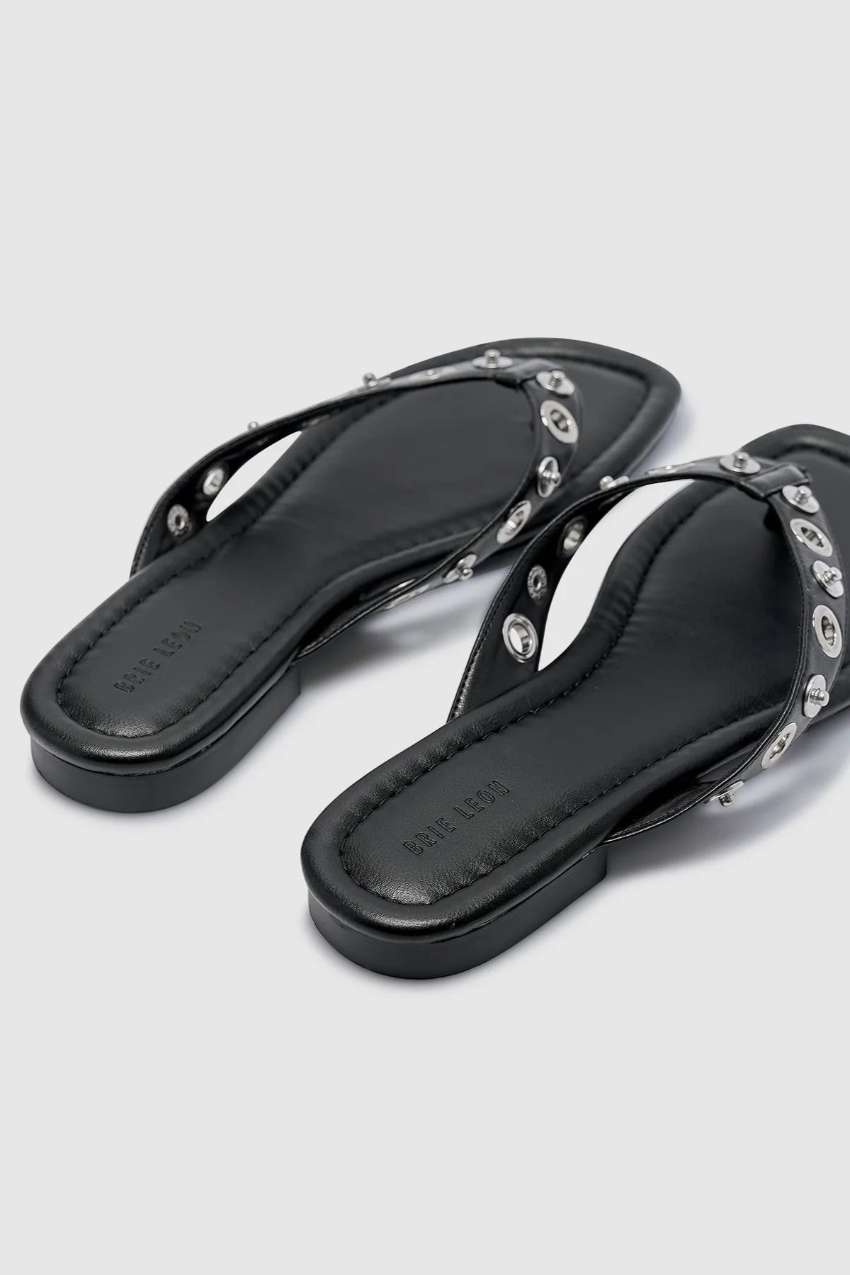 Eyelet Sandal - Black