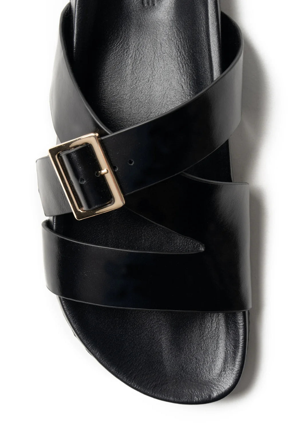 Buckle Strap Slide - Black