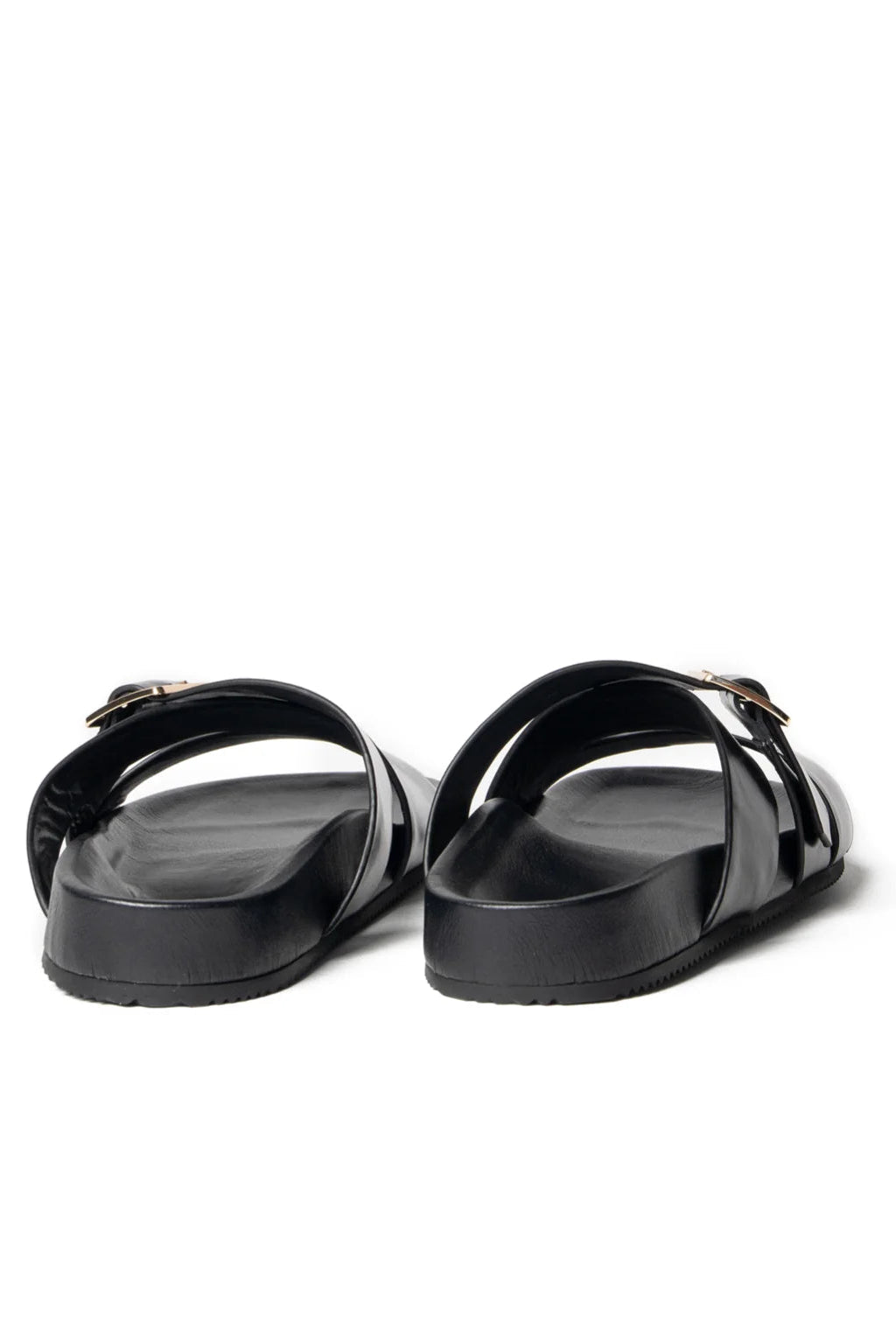 Buckle Strap Slide - Black