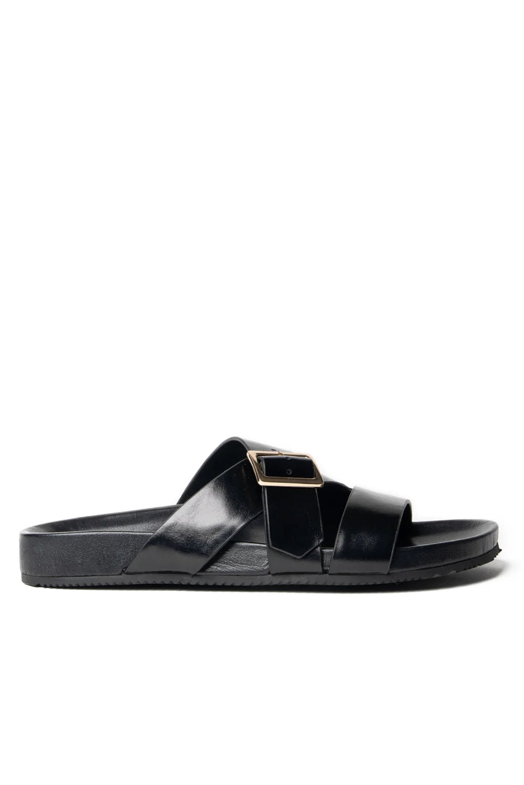 Buckle Strap Slide - Black