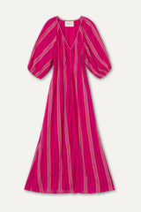 BELLA LONG DRESS - FUCHSIA ROSE