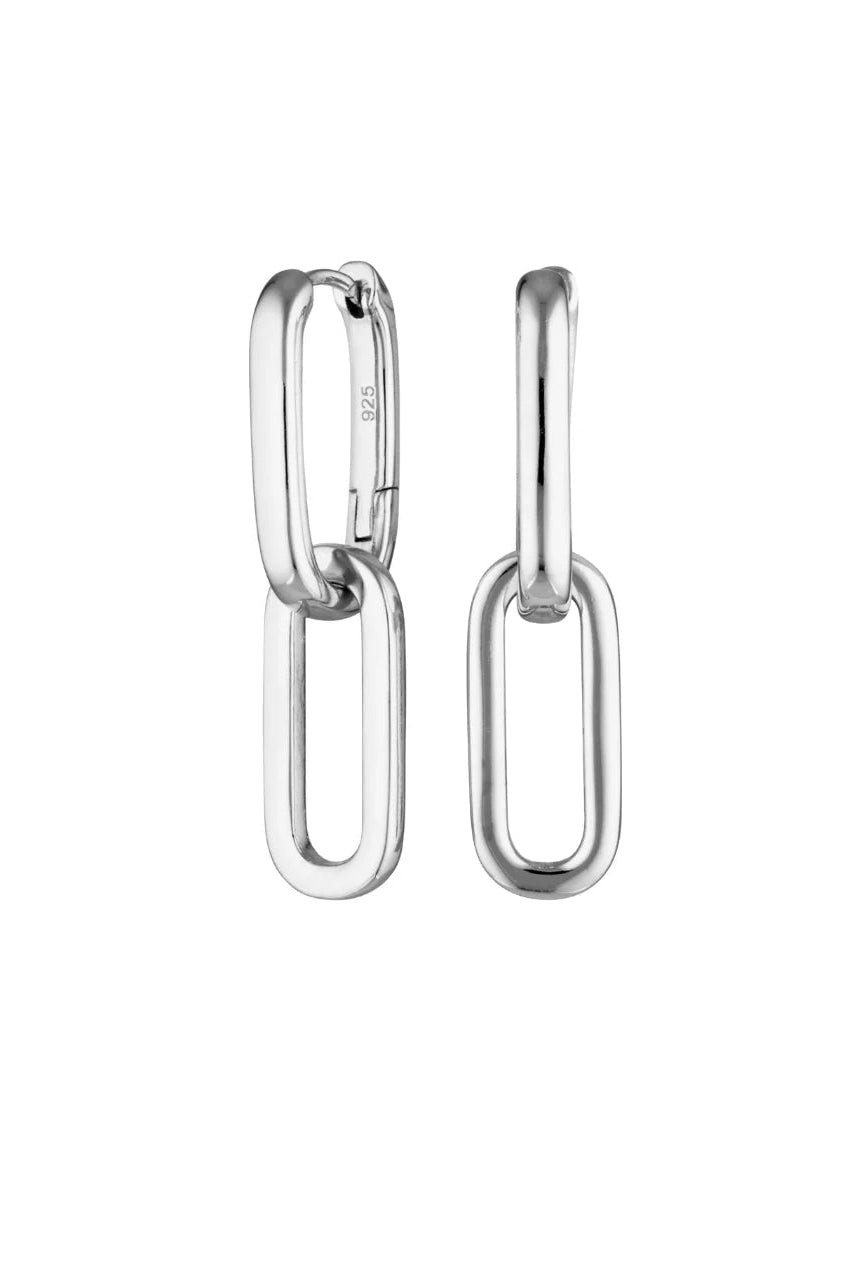 CELINE EARRINGS GRANDE SILVER