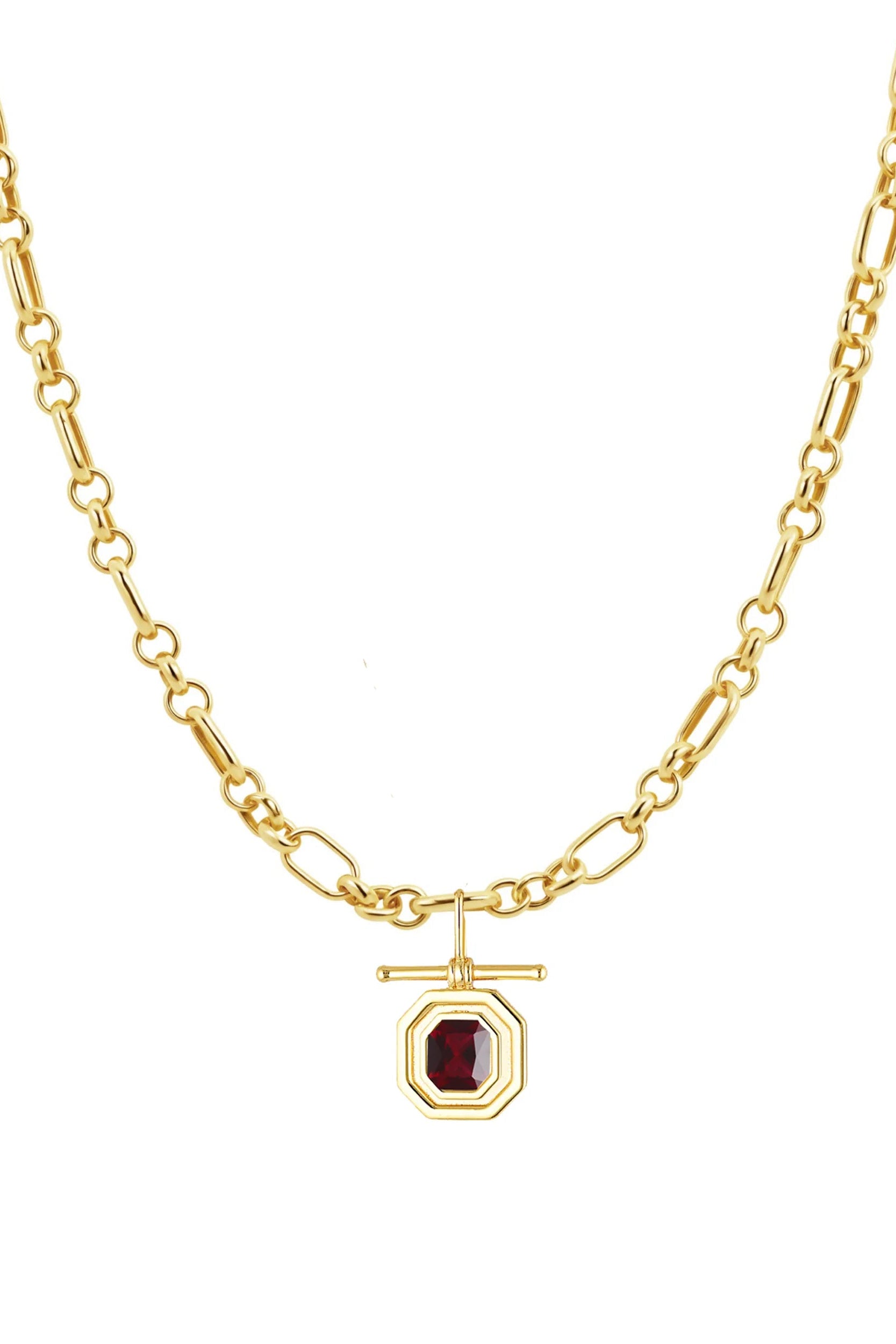 CLEO NECKLACE GARNET
