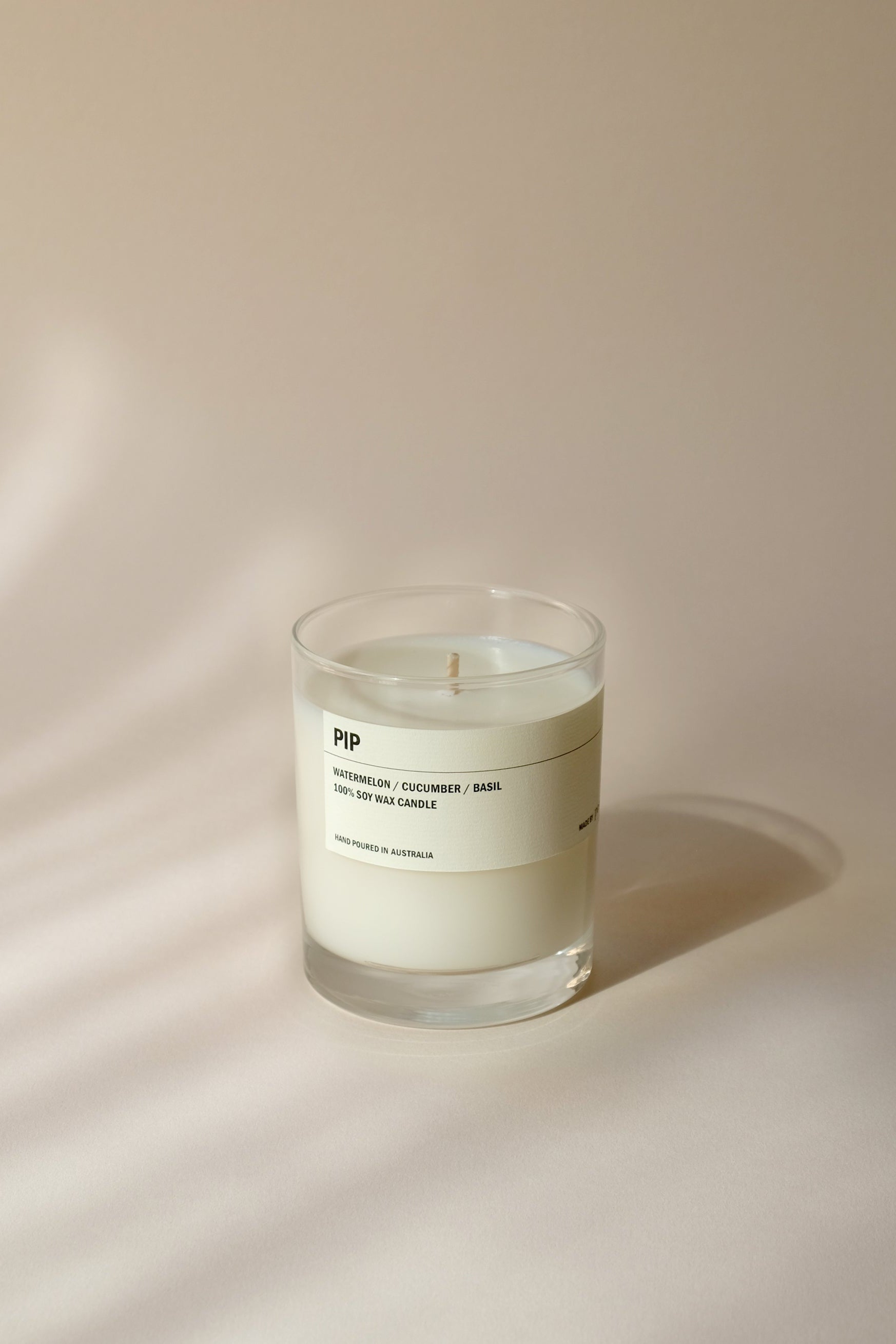 PIP: Watermelon / Cucumber / Basil Clear Candle 300g