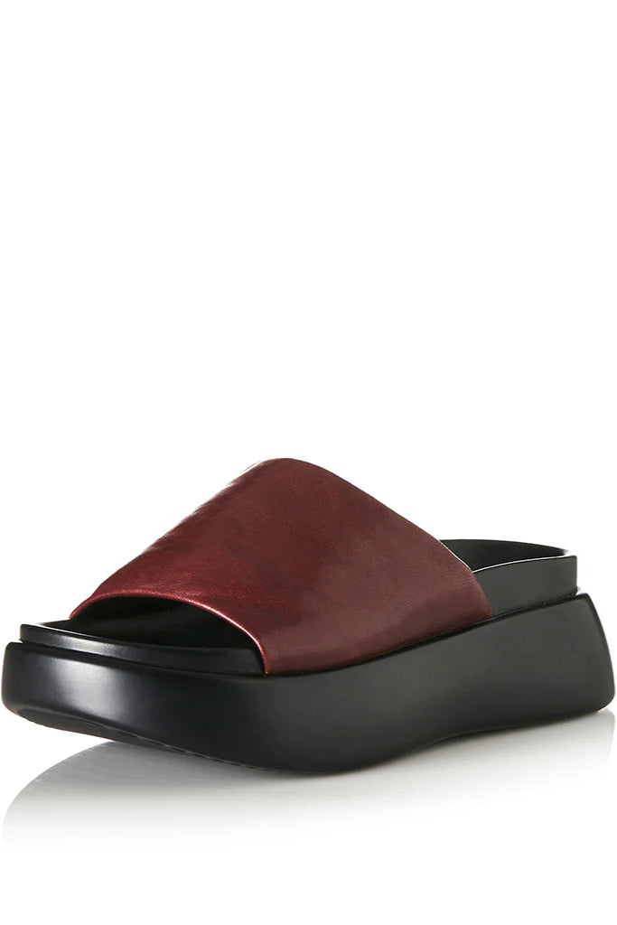 CUTLER - BURGUNDY LEATHER