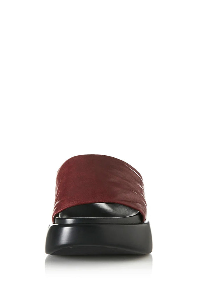 CUTLER - BURGUNDY LEATHER