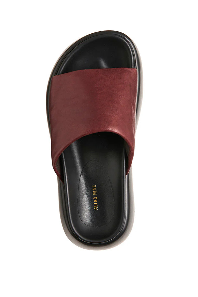 CUTLER - BURGUNDY LEATHER