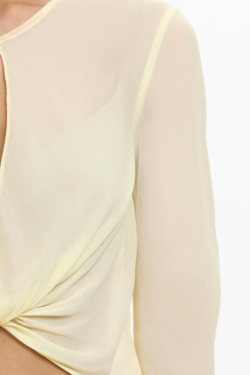 Yeirah Long Sleeve Top - Vanilla