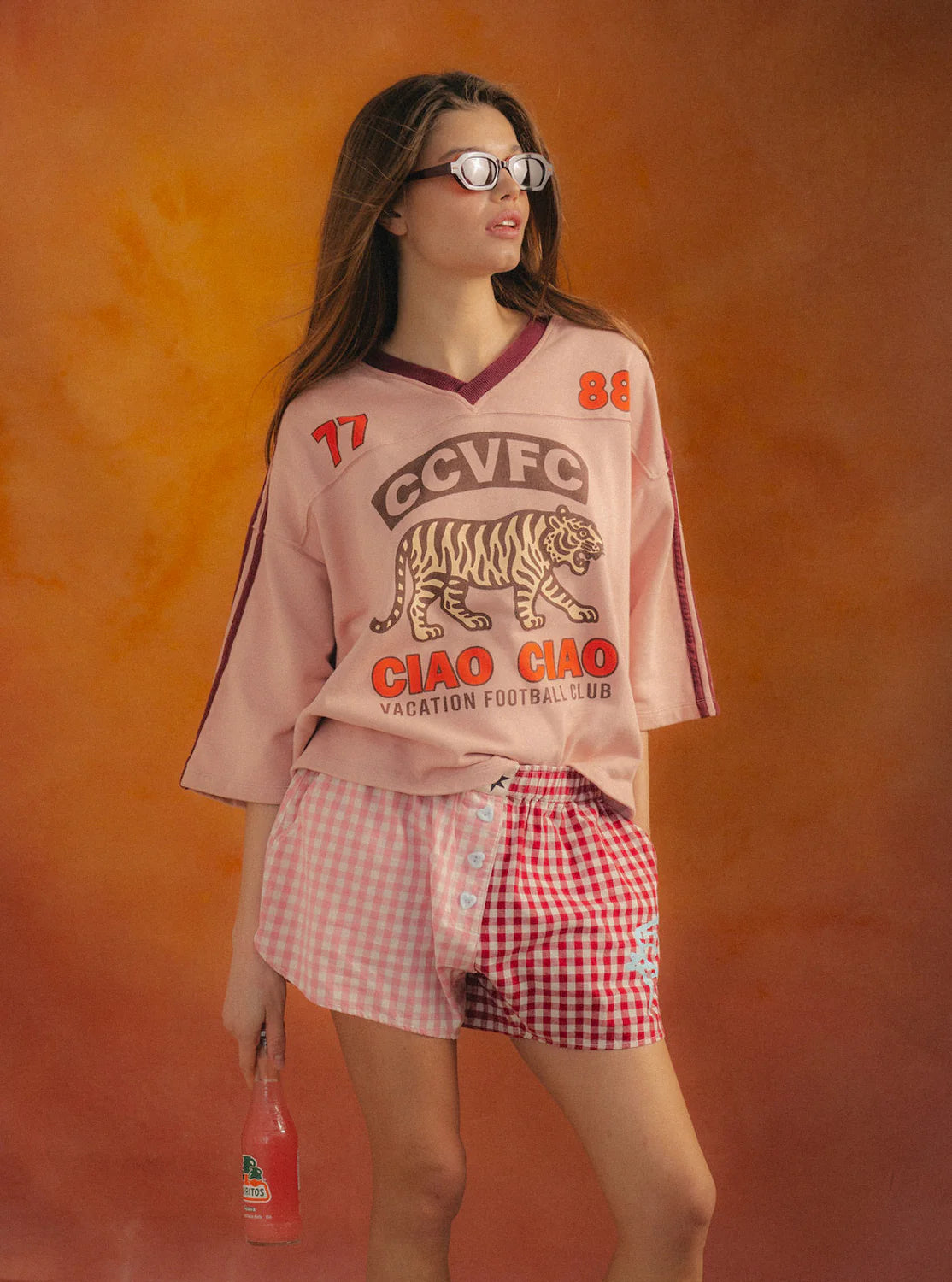 Blush Tiger Spirit Club Tee