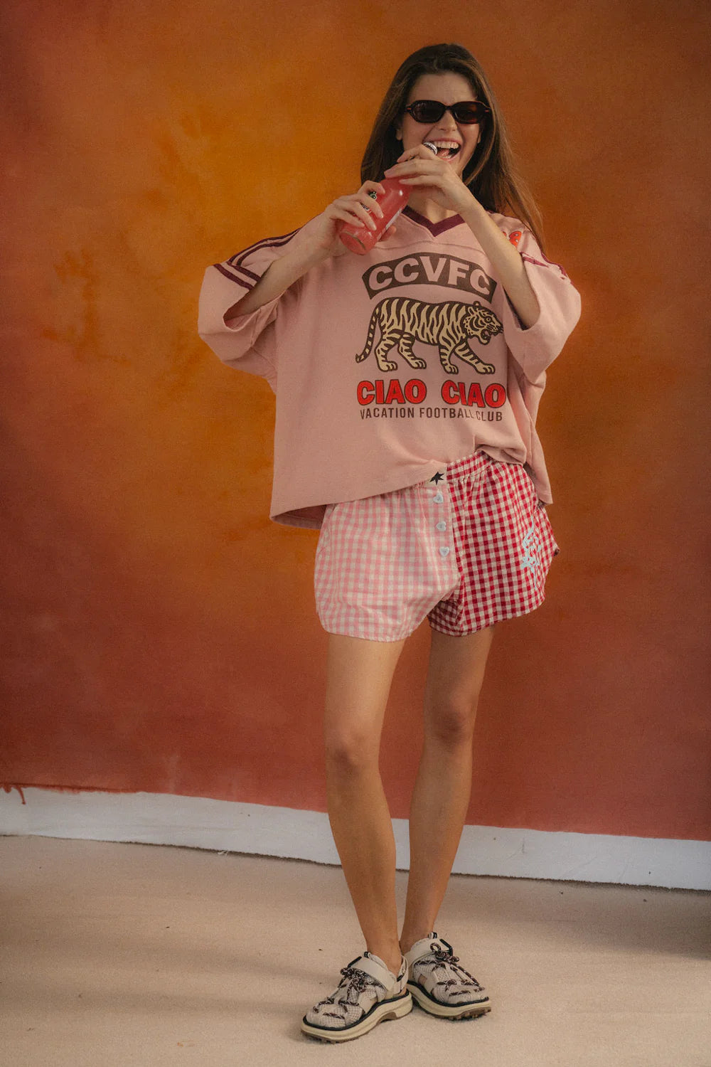 Blush Tiger Spirit Club Tee