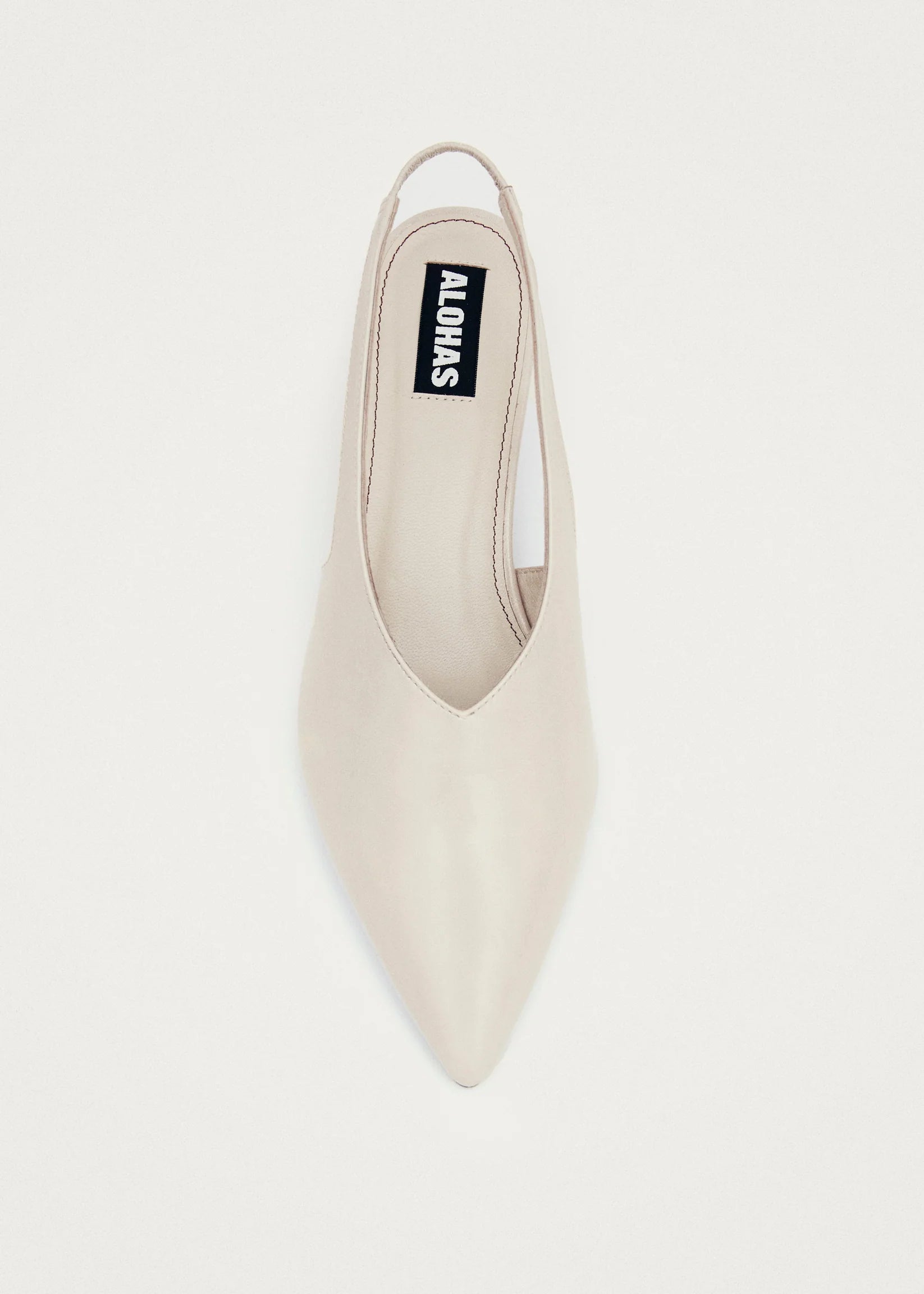 Eros Cream Leather Mules