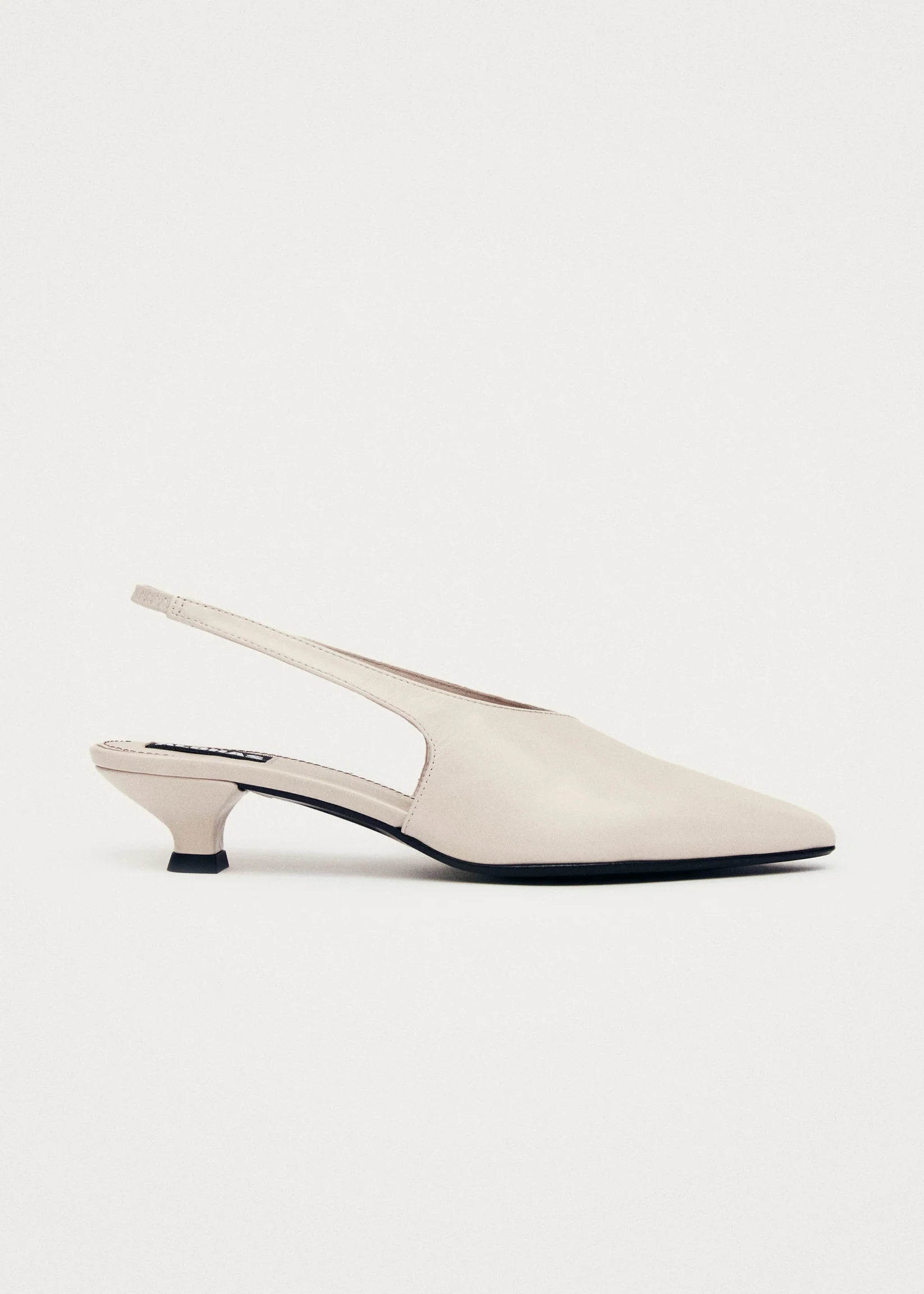 Eros Cream Leather Mules