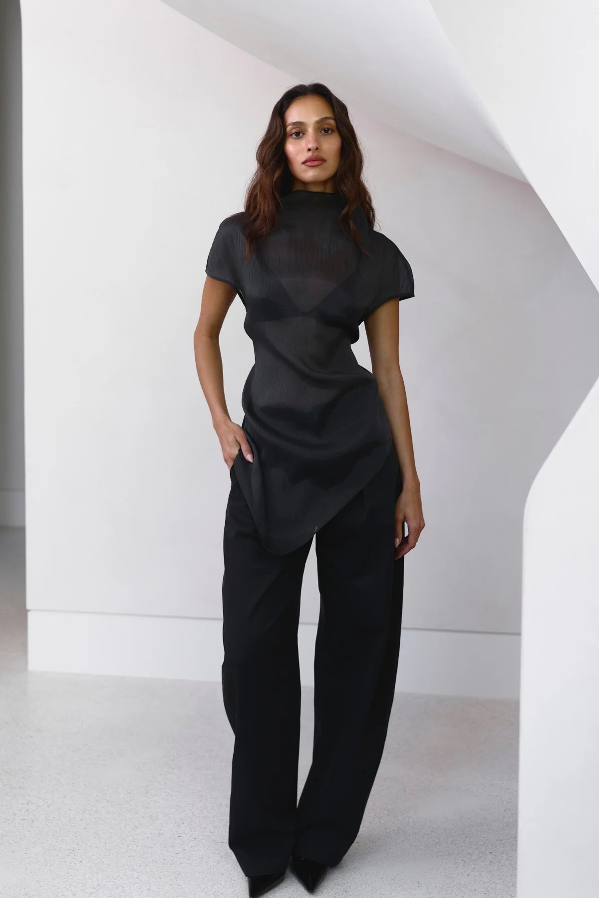FELICIA TOP - BLACK