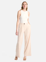 MINNIE RELAXED TROUSER - BISCUIT