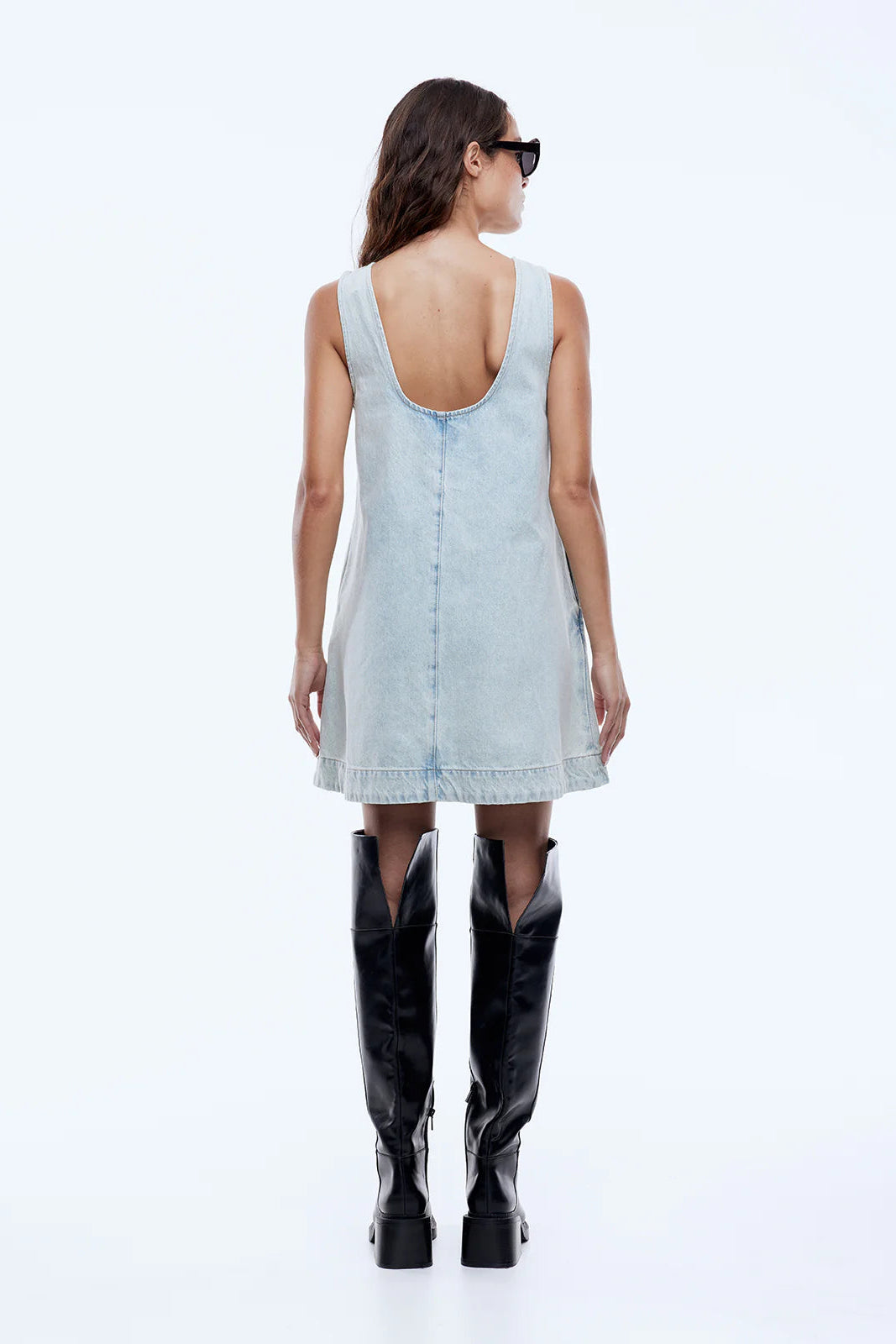 ANNIE DENIM DRESS - LIGHT WASH