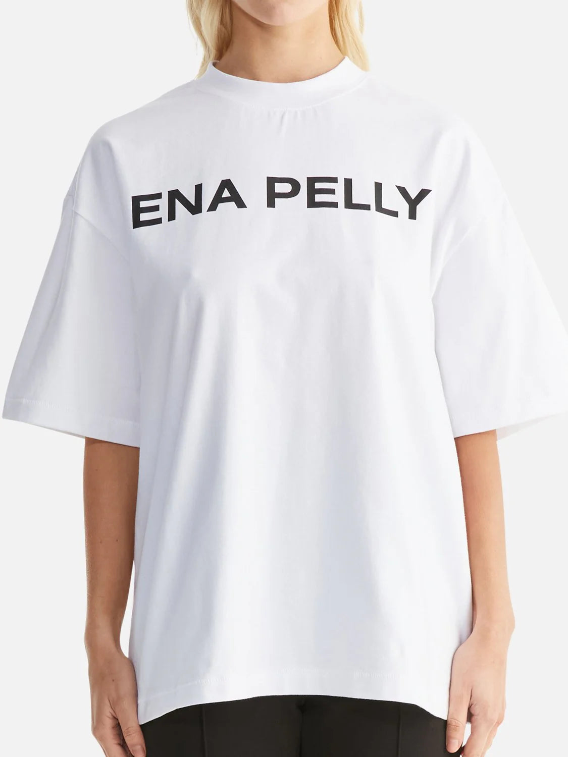 CHLOE OVERSIZED TEE CORE LOGO - WHITE