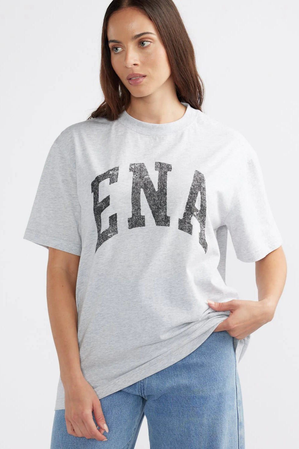 JESSIE OVERSIZED TEE COLLEGIATE